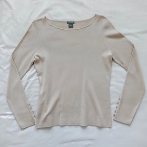Ann Taylor Knit Boat Neck Sweater M NOWT